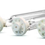 UV lamps with custom spectra used in chemical and pharmaceutical processes for precise UV irradiation.